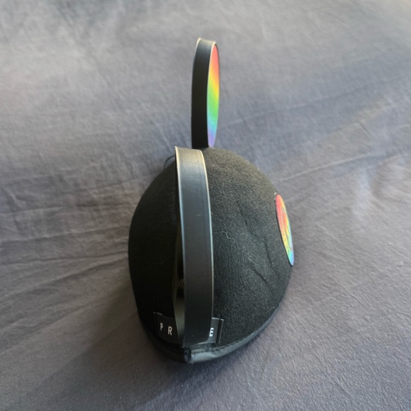 Set of Two Disney Pride Black Mickey Ears Hats - Picture 3 of 6